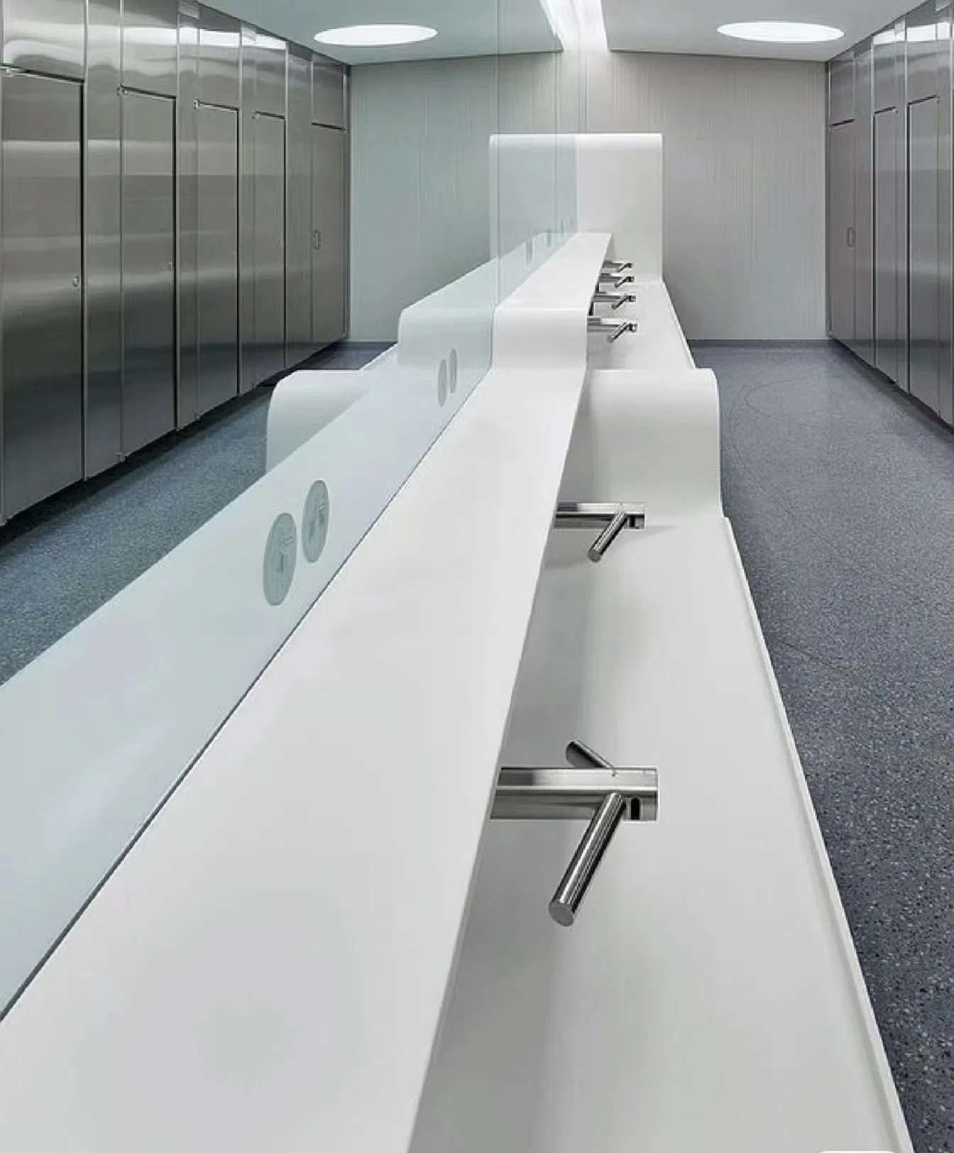 Elegant Artificial Stone Bathroom Furniture and Modern Kitchen Sink