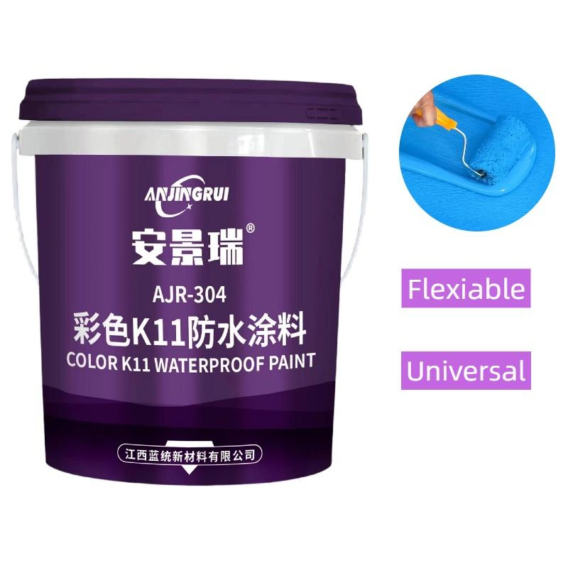 Eco-Friendly Colored K11 Flexible Waterproof Coating for Bathroom Kitchen Swimmingpool Roof