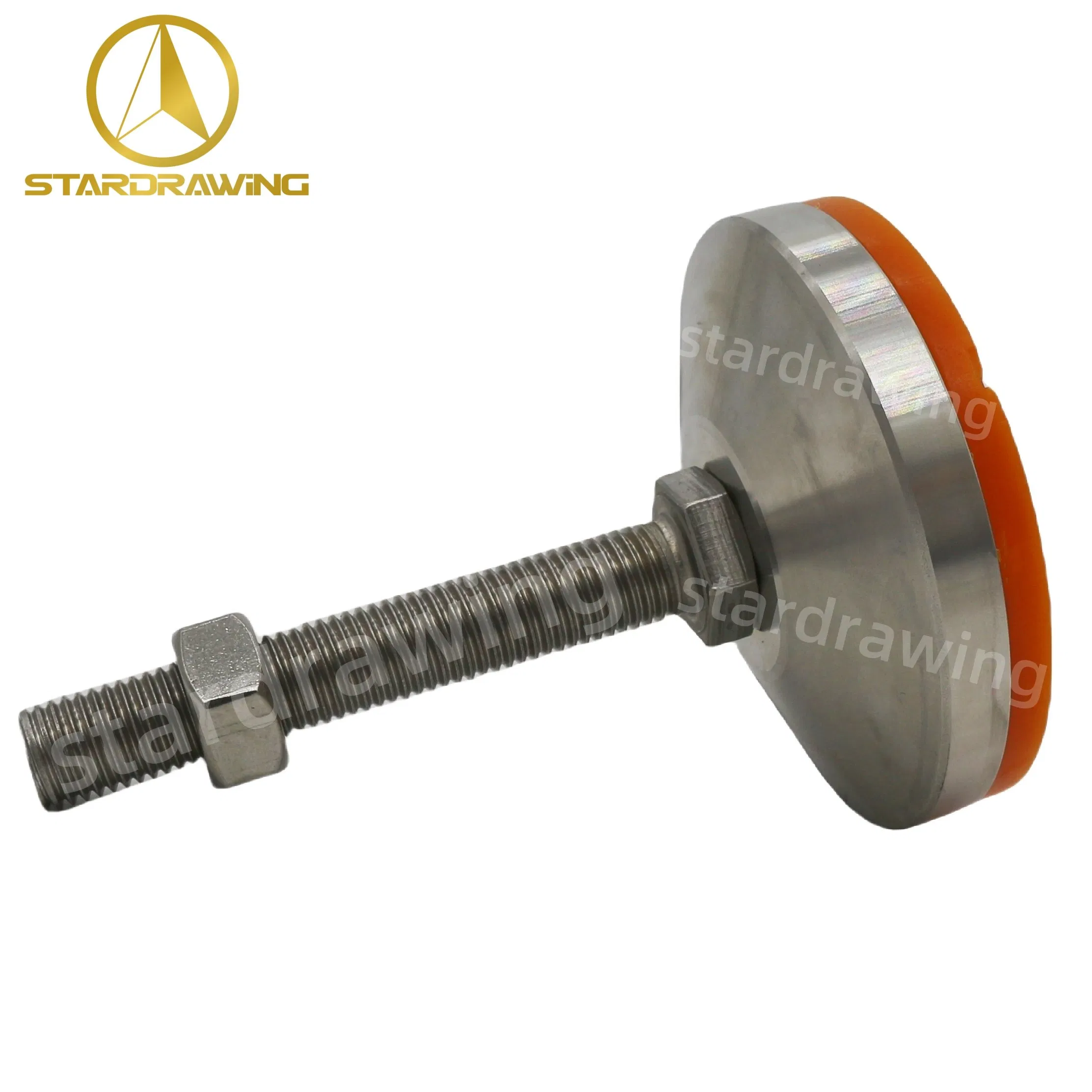 Stardrawing Retractable SUS 304 Stainless Steel Leveling Feet Caster