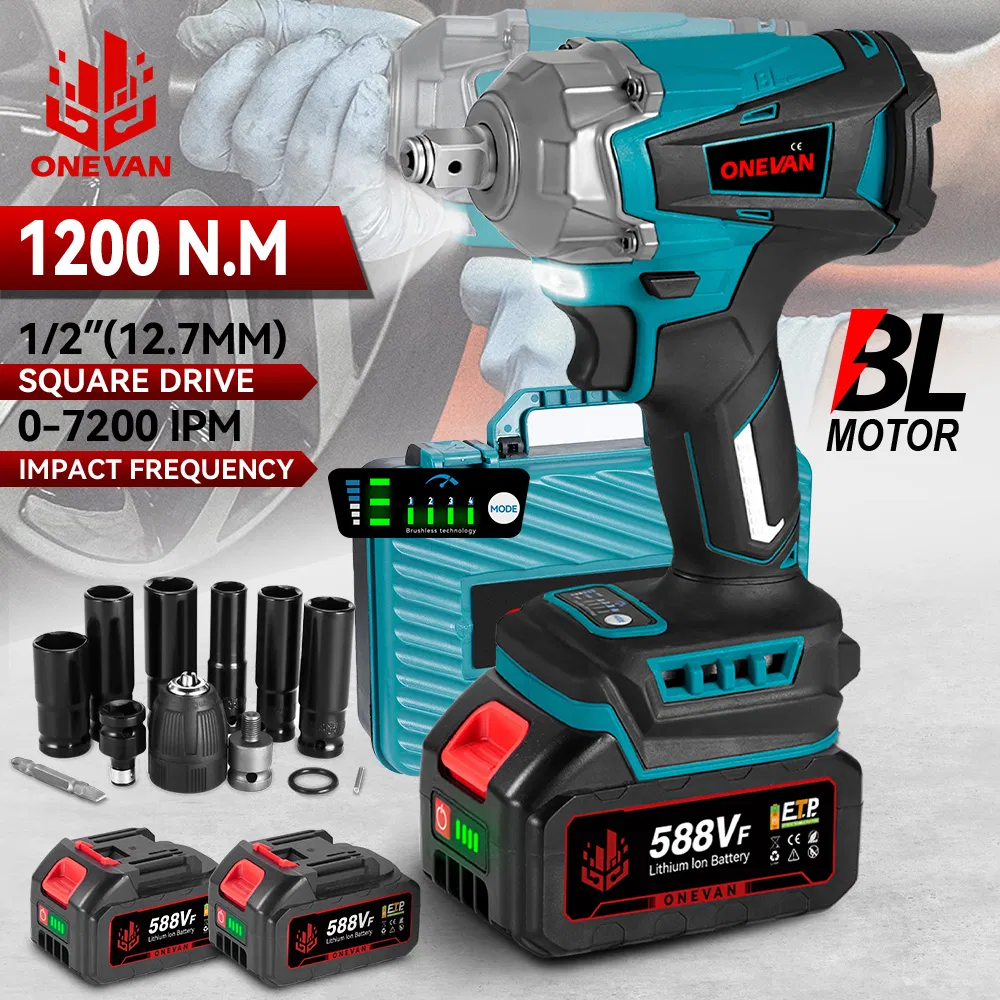 Беспроводной ударный гайковерт 18В с аккумулятором