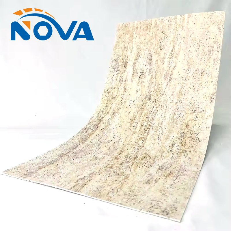 Large Size Travertine Monochrome Color Soft Stone Easy to Installation Flexible Stone for Interior & Exterior Walls