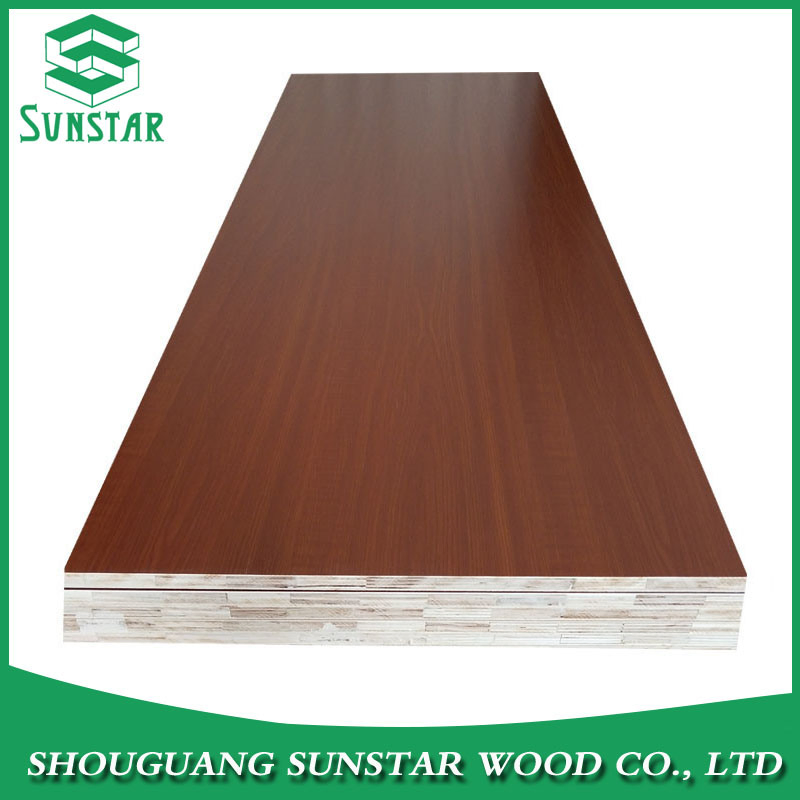 Wholesale Melamine Faced Plywood Block Board Finger Joint Plywood for Furniture Decoration