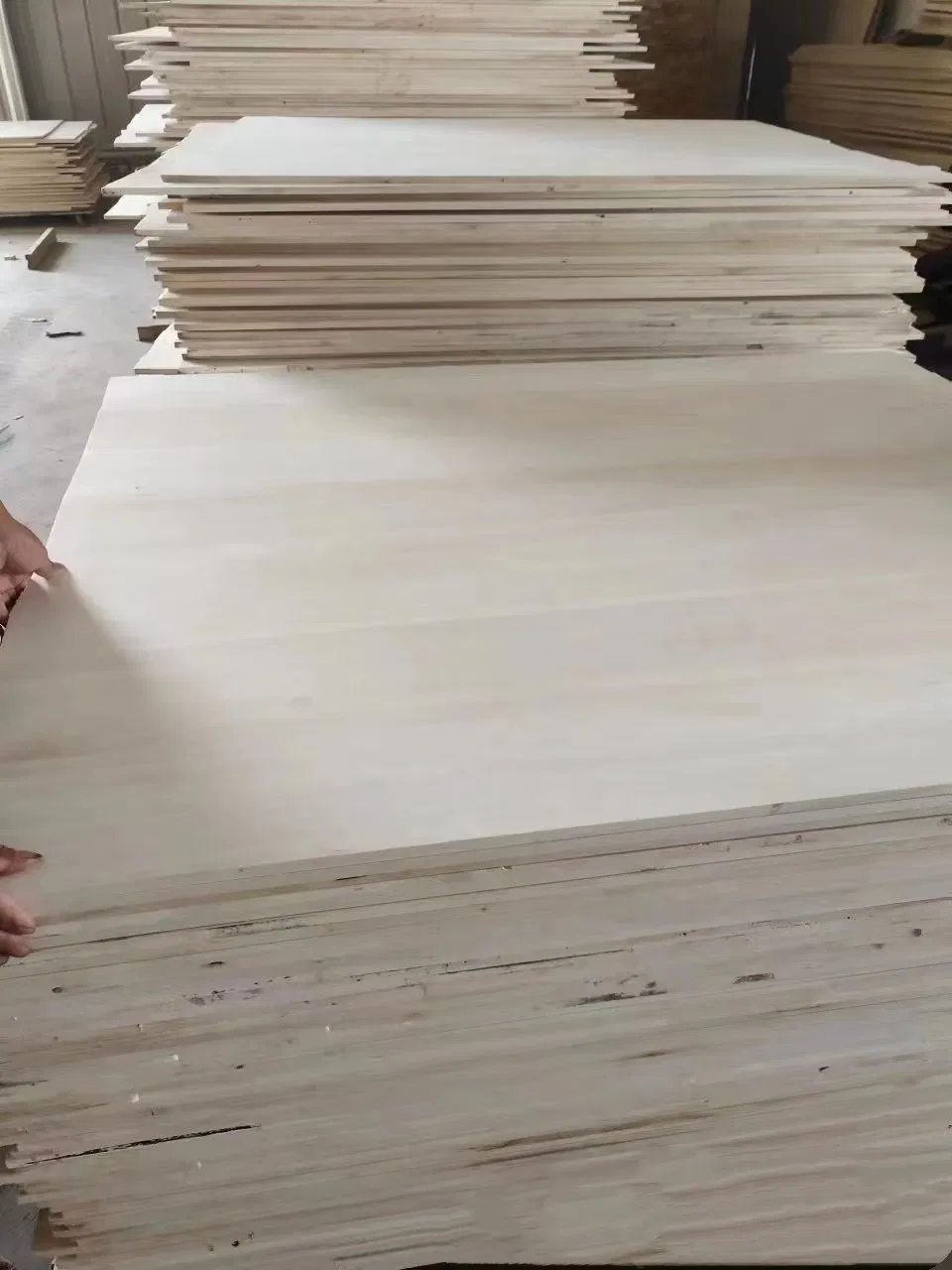Solid Wood Paulownia Lumber Board Bleached Paulownia Sheet Sale