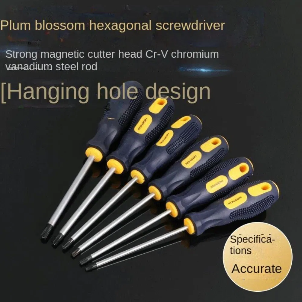 Electrician Maintenance Insulated Anti-Electric Shock Wire Screw-Tightening Wear-Resistant Electrician-Special Insulated Screwdriver