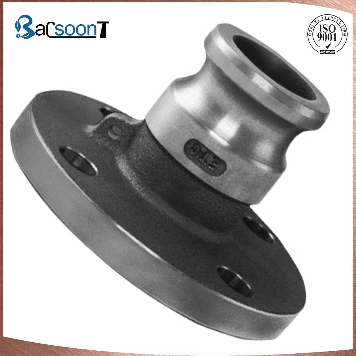 Customized Steel/Stainless Steel/Carbon Steel Lost Wax Casting/Precision Casting Kitchen Implements Steel Flange Coupling with Sandblasting/Machining