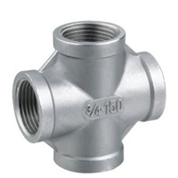 ASME Threaded Cross - 4" NPT, High Pressure Rating