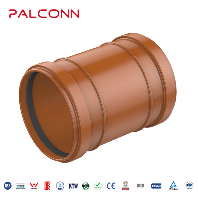 OEM 50mm PVC Drainage Pipe Bell End with Gasket
