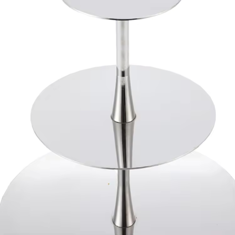 Xiangsheng 1-3 Tier 304 Stainless Steel Buffer Riser Cake Stand