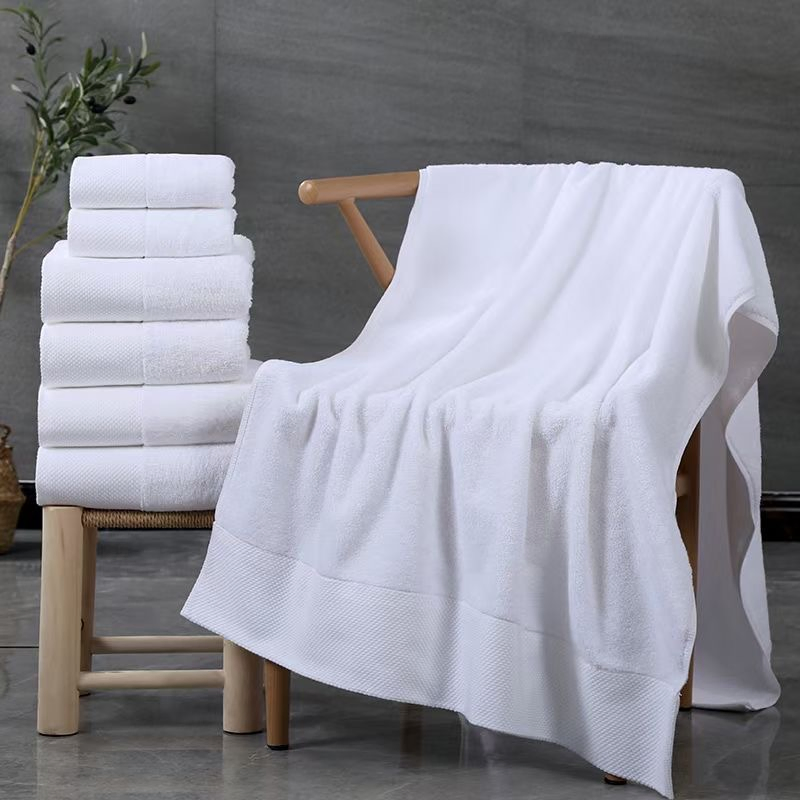 Bath Matt Towel with Hotel Amenities for Guest Room Using