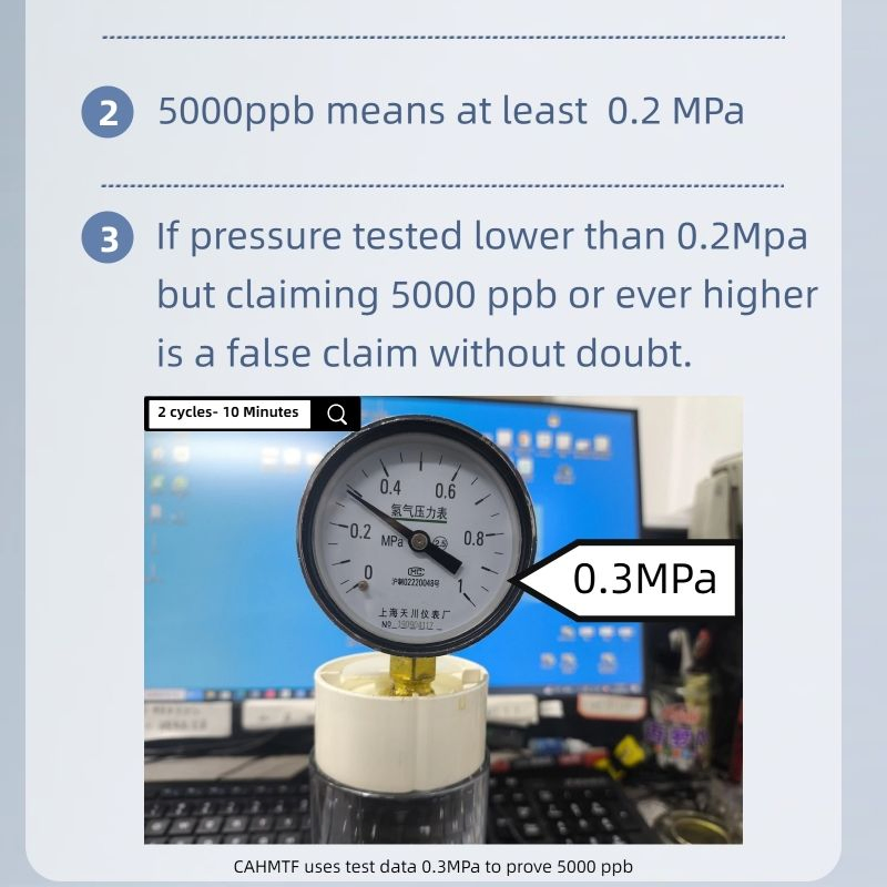 Генератор водородной воды Cahmtf 200ml, 4.49ppm