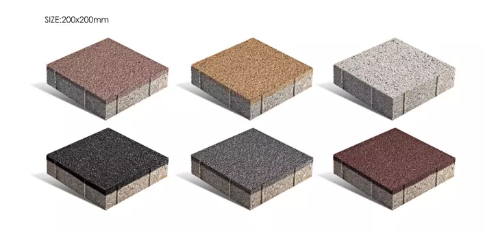 Flamed Grey Granite Curved Paving Brick/Flooring Tile