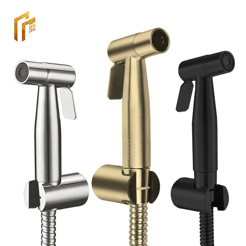 Satinless Steel SUS 304 Black Shower Douche Shattaf Bidet Spray Douche