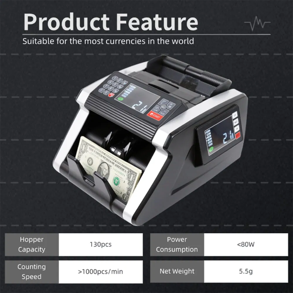 LD-2610 Business Grade Multi Currency Bill Counter With ADD Function and Fake Note Detection System