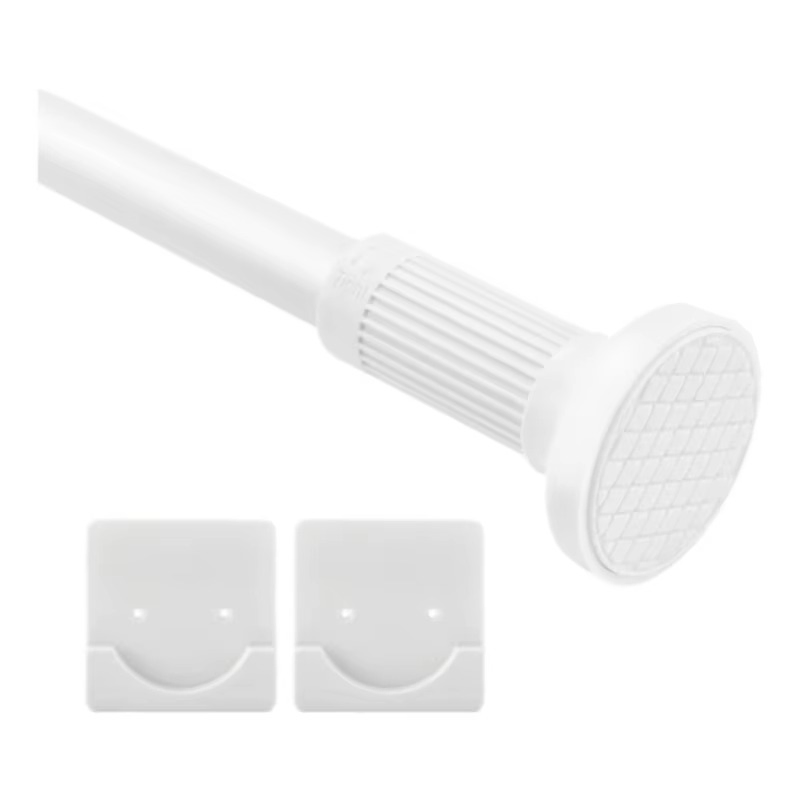 Promotional Existing Goods Anti-Slip Dual-Direction Stainless Steel Shower Curtain Poles