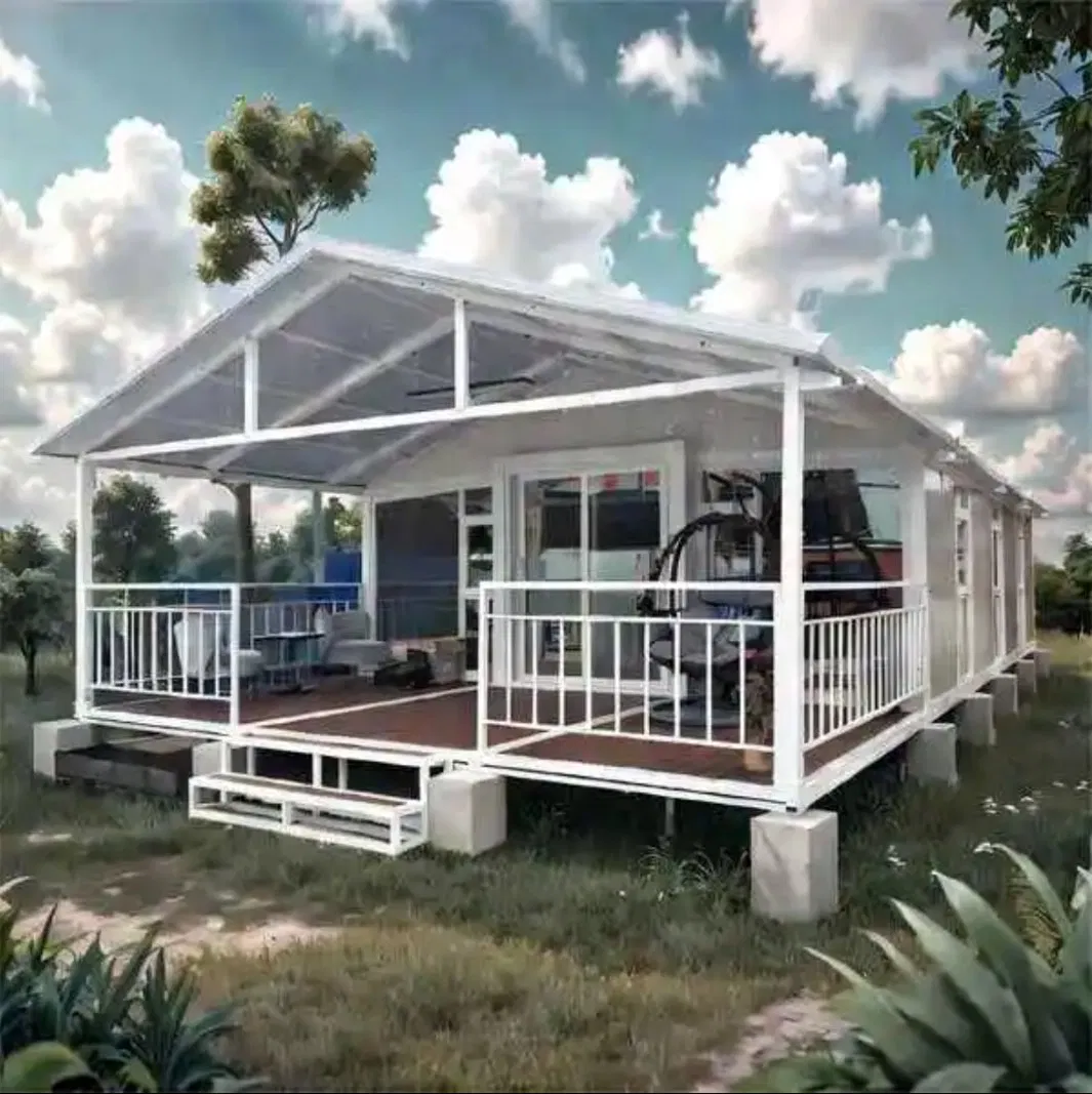MGO / Spc Floor and Customized Tiny Home Expandable Office Prefabricated House Movable Expandable Container House