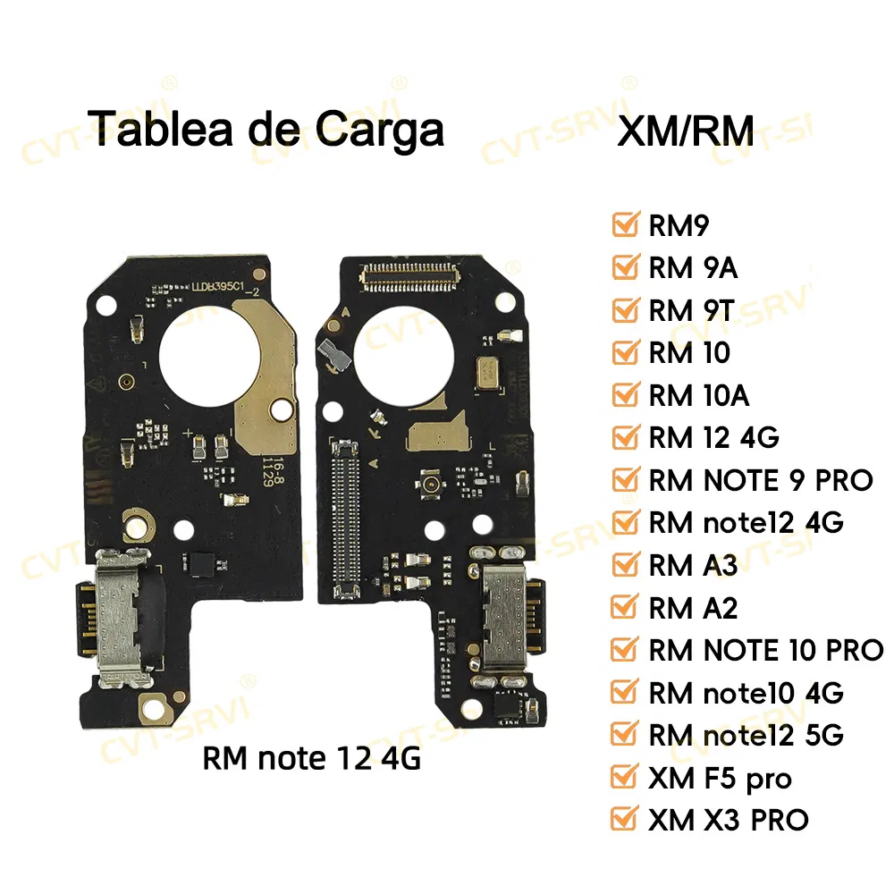 Шлейф разъема зарядки для Redmi Note 12 4G