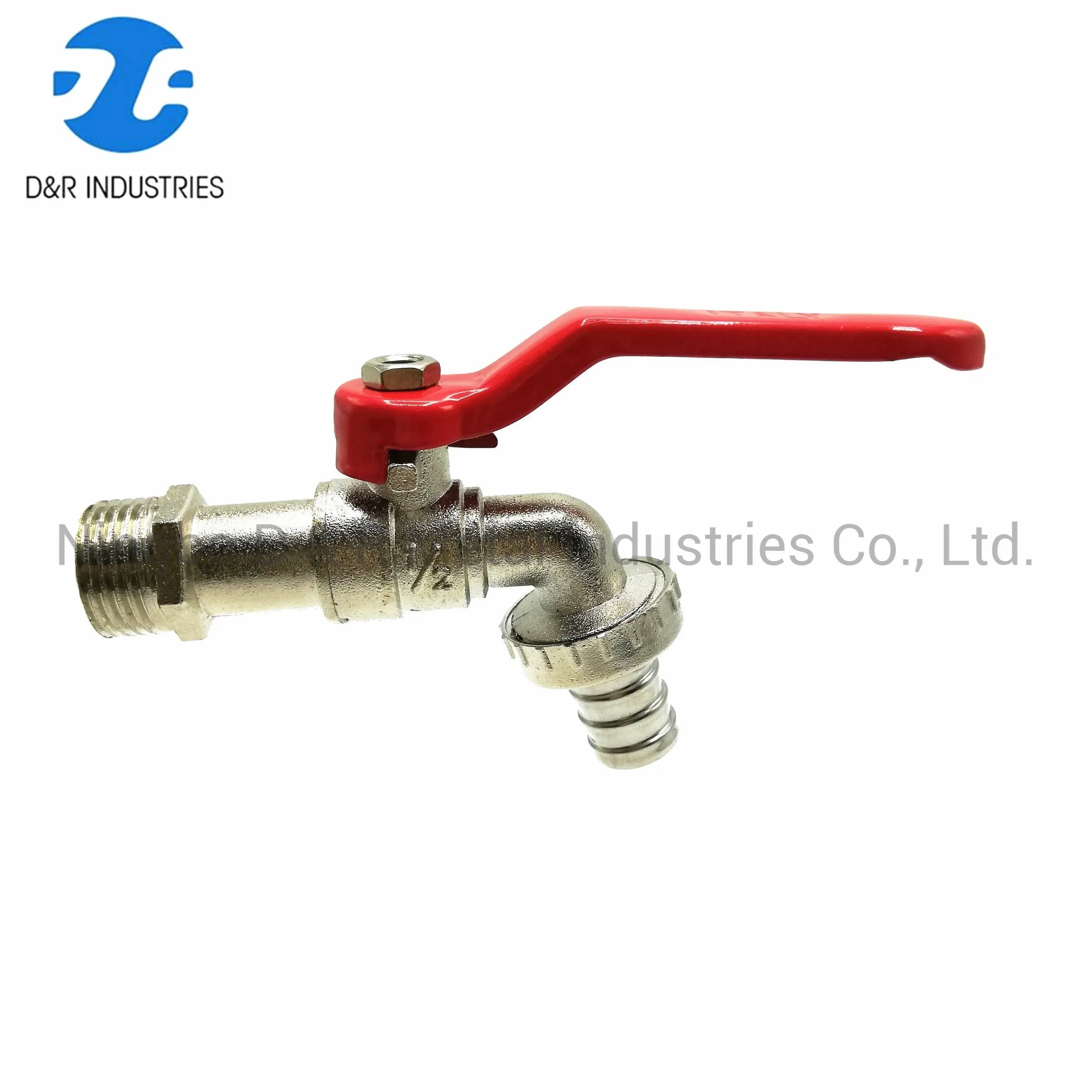 High Quality 1/2 Inch Brass Bibcock with Hose Nipple
