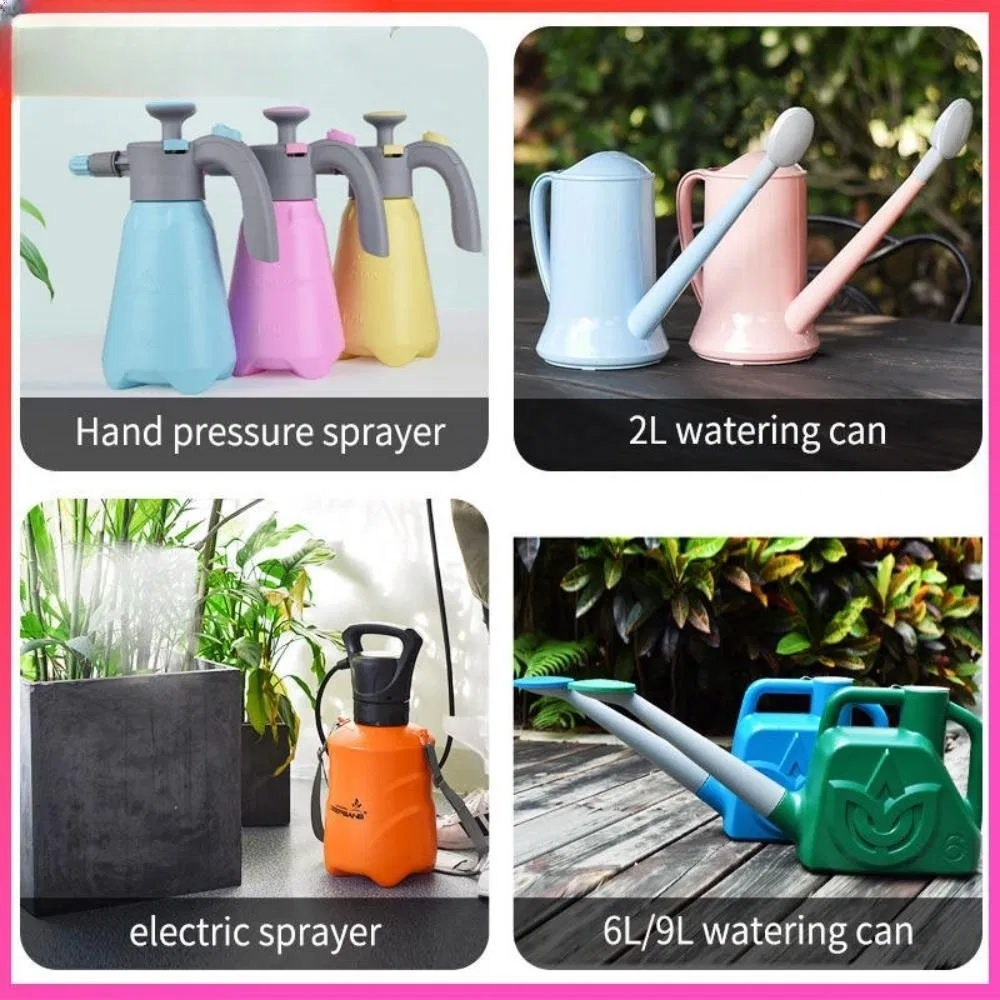 Wholesale Hand Pressure Garden Nozzle Trigger Sprayer High Quality Plastic Watering Can
