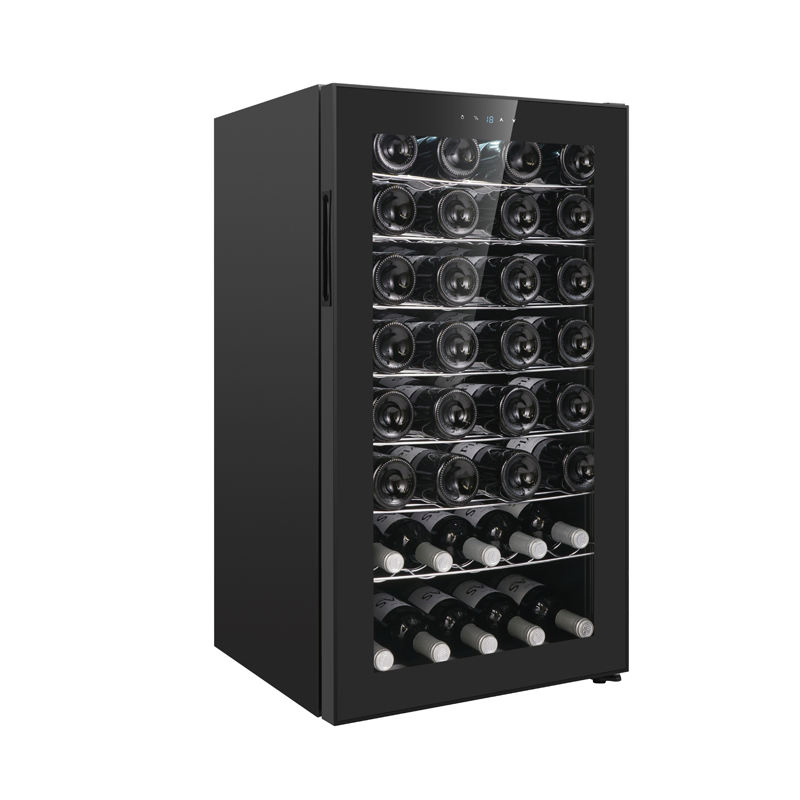 Constant Temperature Wine Beverage Cooler Fridge 56 Bottles Cold Drink Refrigerator Fridge Rack Kitchen Equipment