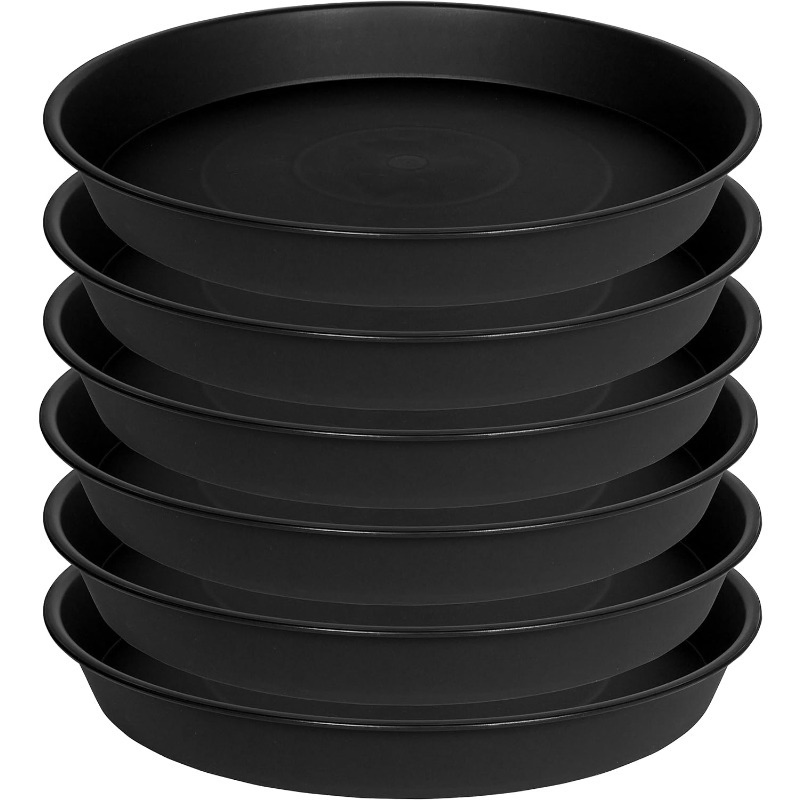 Customized Plastic Easily Cleaned Space-Saving Durable Home Plant Saucer Garden Pot Trays