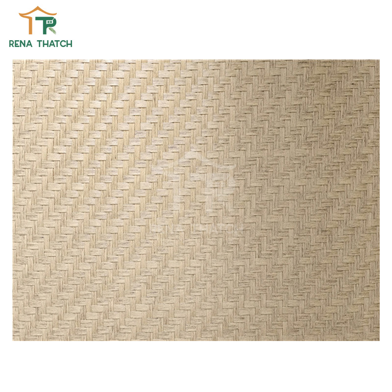 Popular Artificial Straw Weaving Sheet Roof Ceiling Synthetic Plastic Straw Mats
