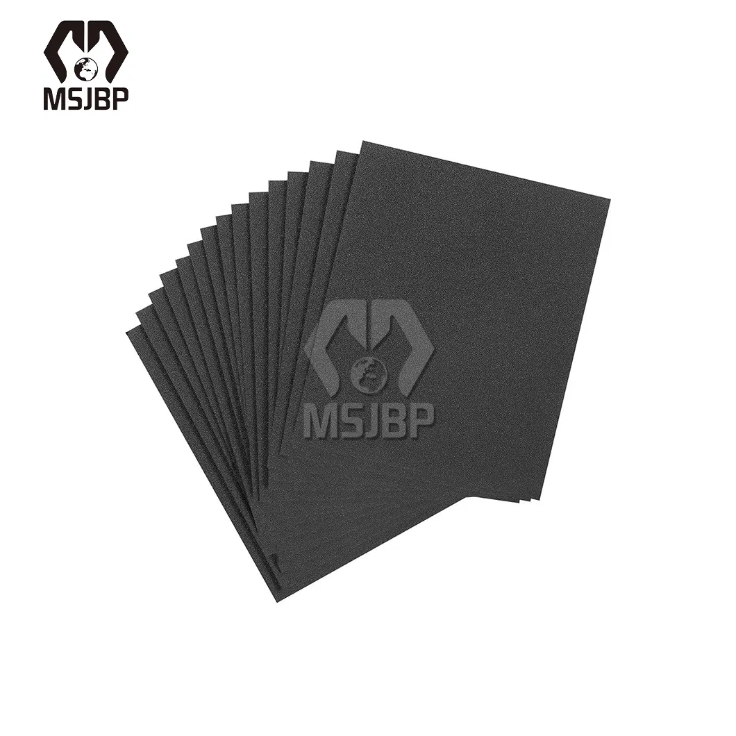 Msjbp Abrasive Tool China Manufacturing 230*280 Hand Sand Sanding Paper Wet and Dry Sandpaper