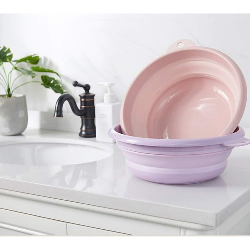 Modern Foldable Vessel Outdoor Travel Extendable Sink Household Multifunctional Space-Saving Plastic Basin