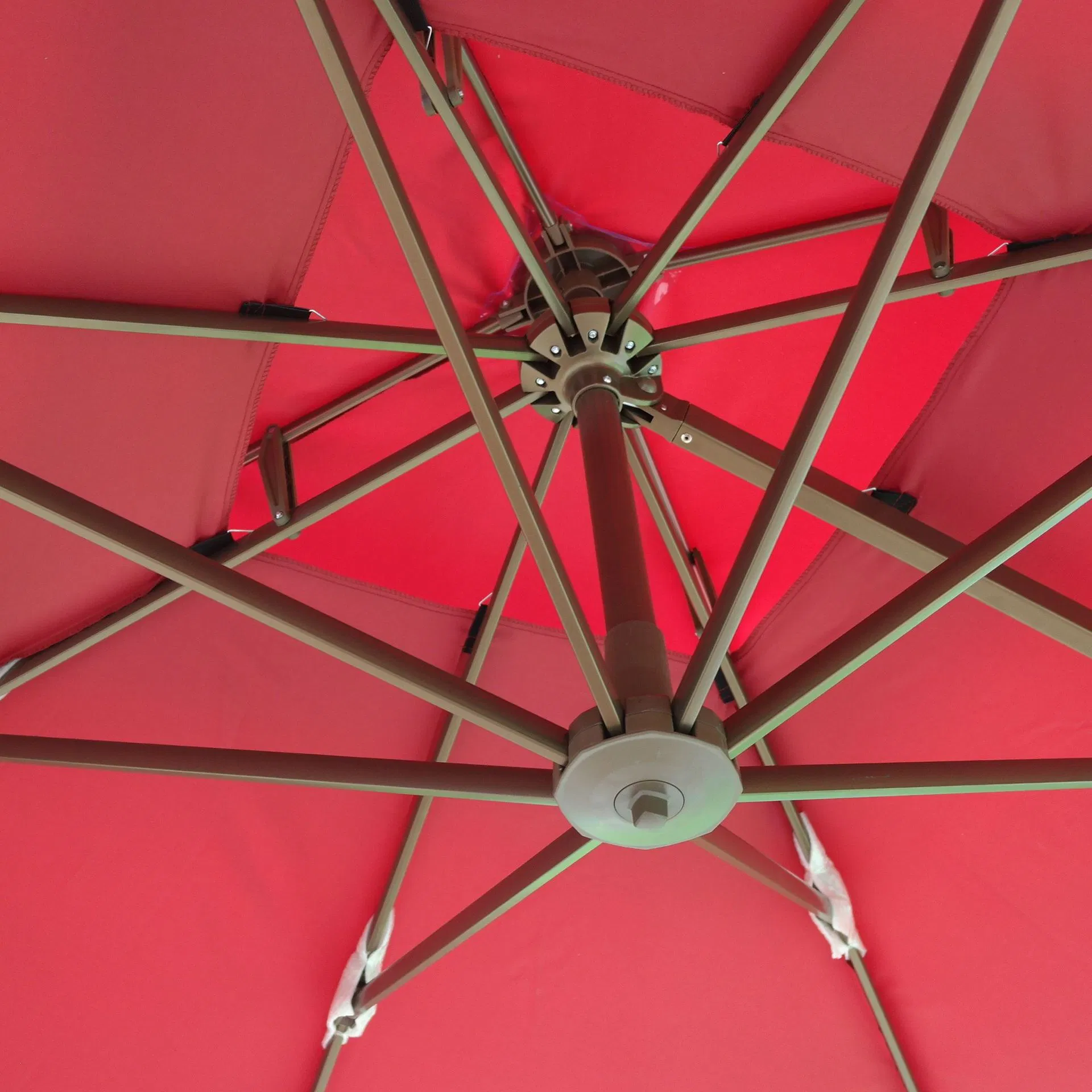 Tg Outdoor Sun Umbrella Parasol Garden Beach Sunshade Umbrellas Patio Beach Umbrella with Logo