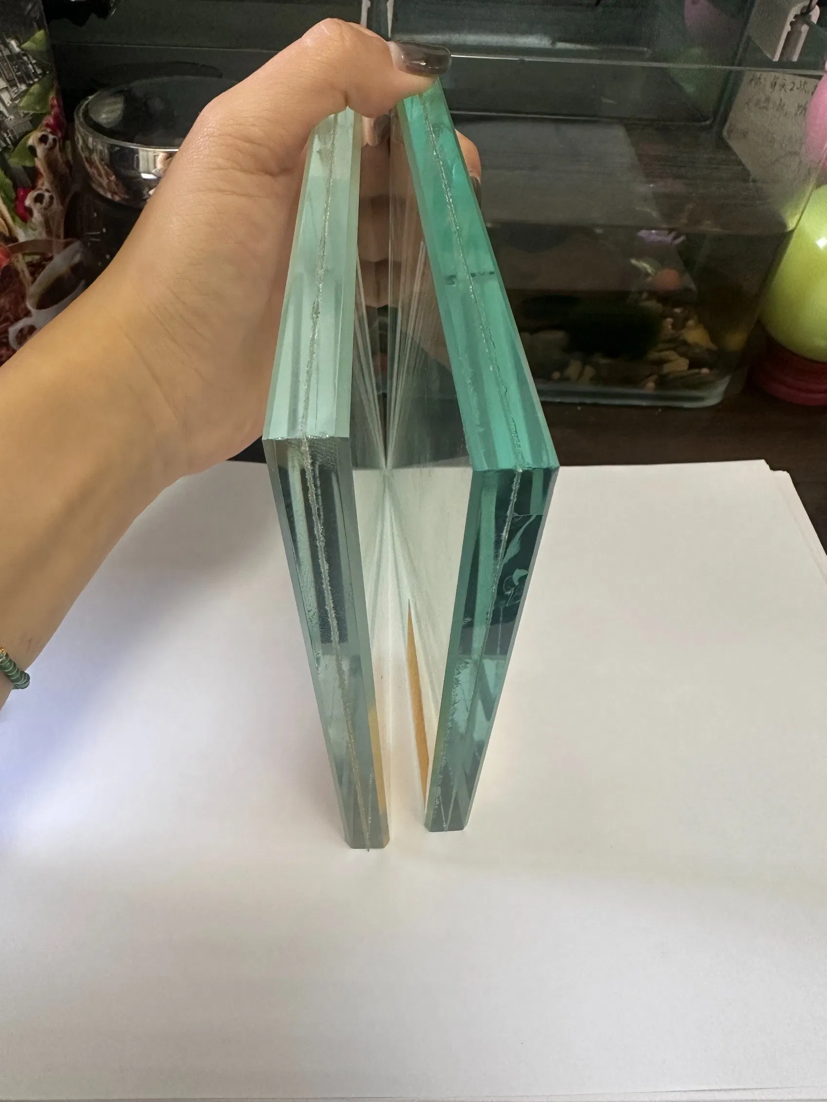 Custom High Quality PVB Interlayer Toughened Tempered Laminated Glass Safety Glass for Decoration Industrial Bathroom Staircases