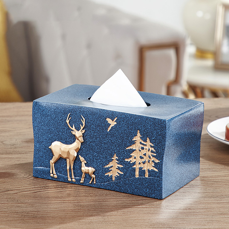 Resin Animal Home Decor Tissue Holder Tissue Box