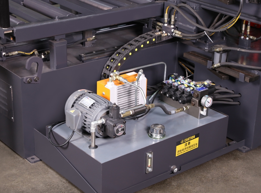 Ленточная пила по металлу автоматическая двухколонная горизонтальная