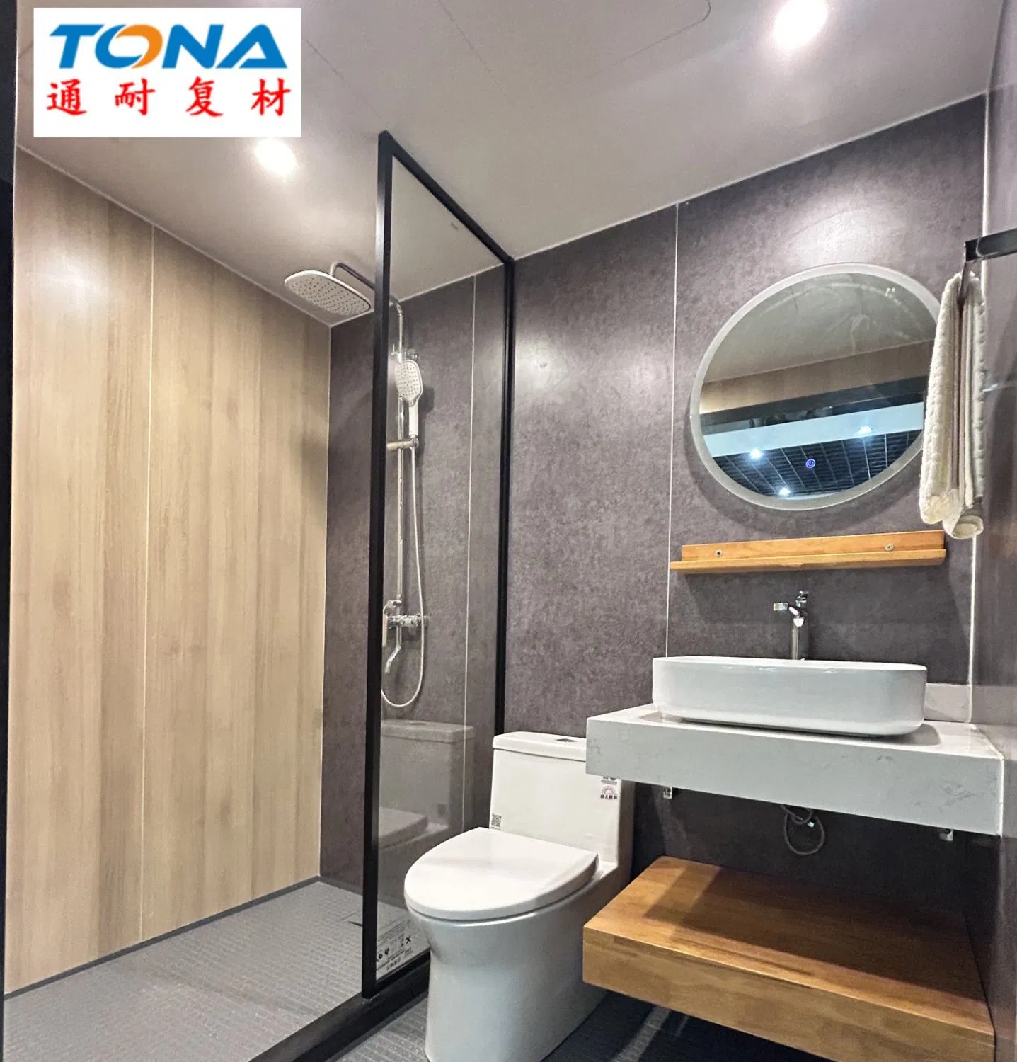 Accessories Prefabricated Furniture Space Saving Quick Install Affordable SMC Bathroom