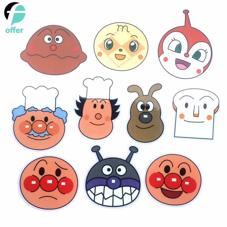 Cute Cartoon Pig Car Wash PVC Refrigerator Sticker