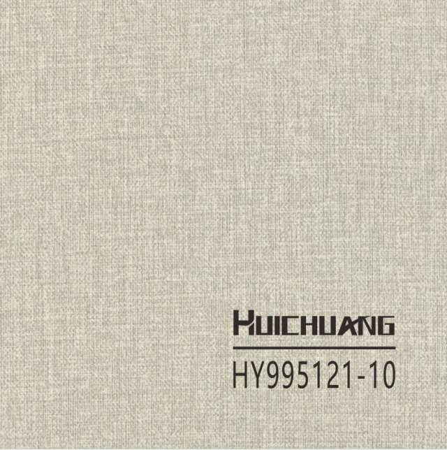 Huichuang Fabric Texture PVC Decorative Film for Furniture and Wall Panels