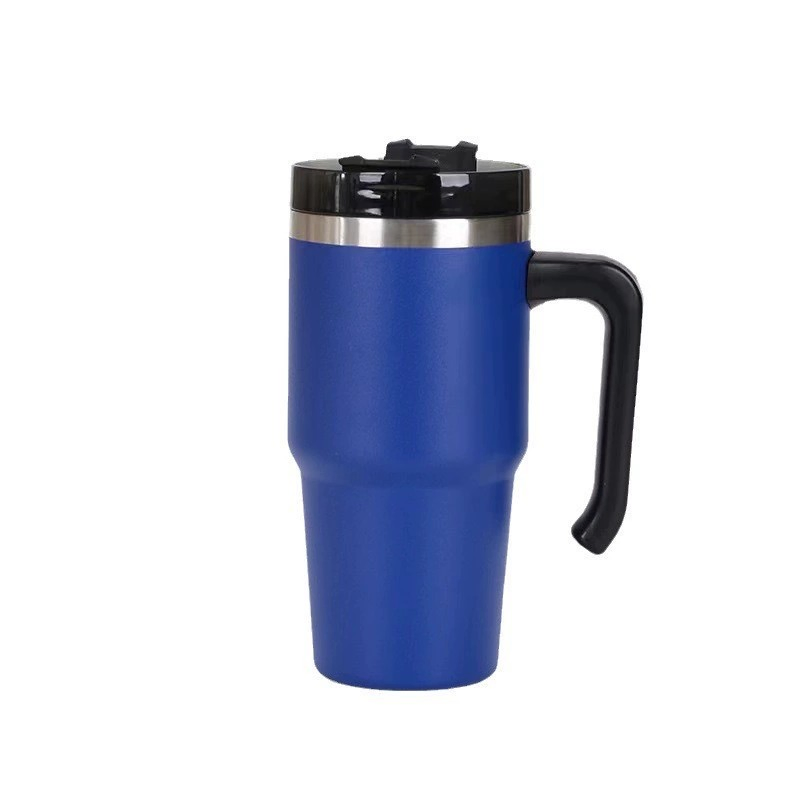 Термос вакуумный 20 oz с ручкой, сталь 304