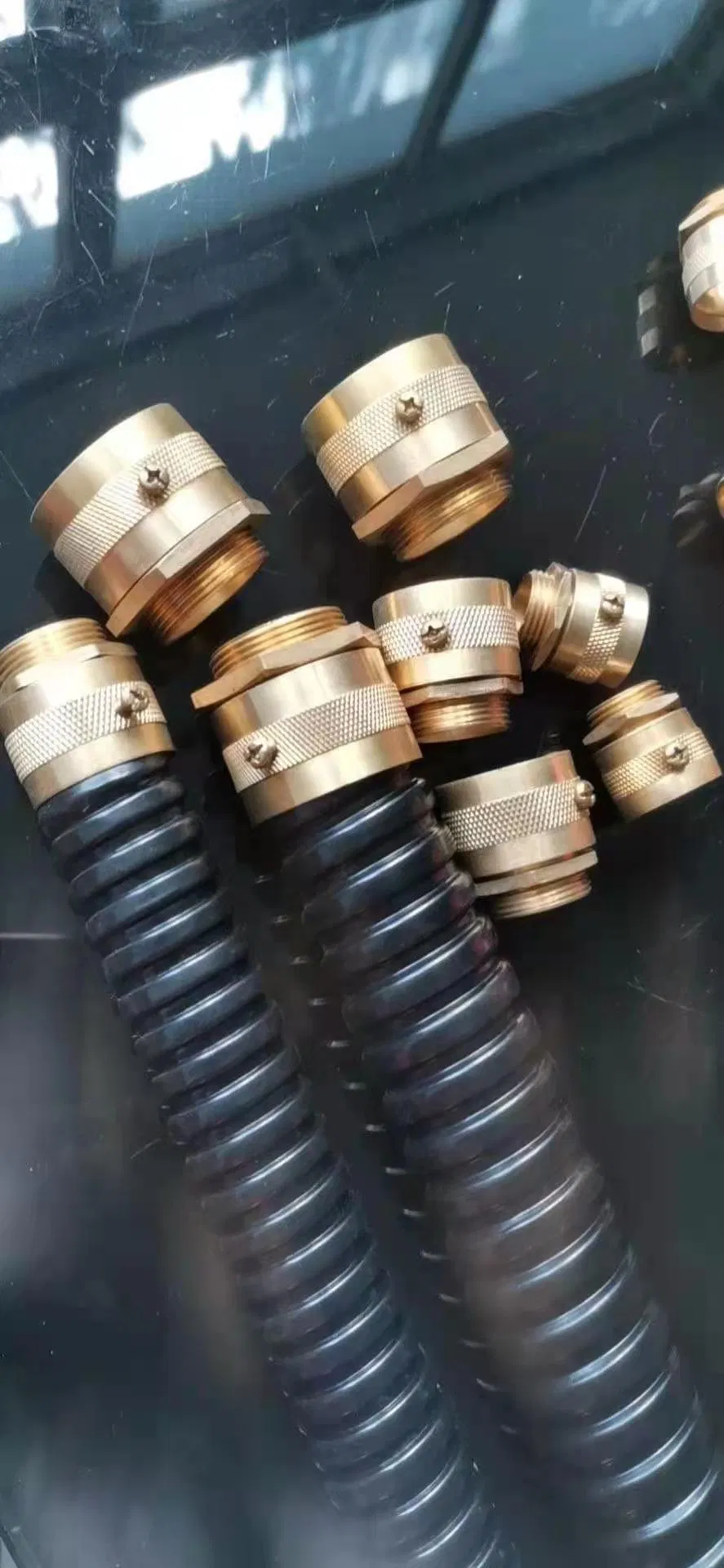 BS4568/En61386 20mm Brass Thread Fittings Short Male Bush