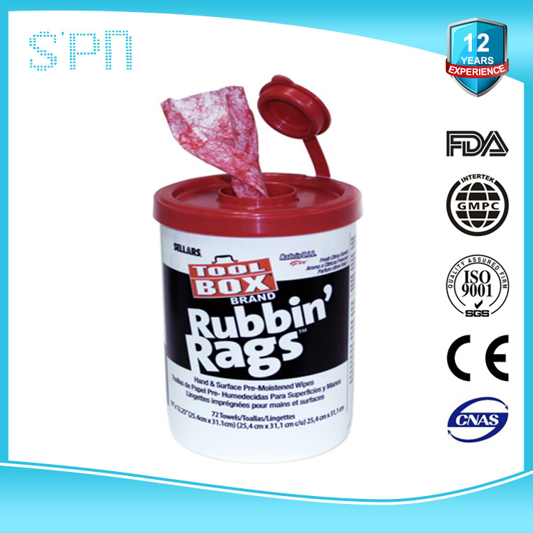 Special Nonwovens Good Enough pH Balanced Disinfect Wet Soft Clean and Maintenanch Machinery Industrial Wipes