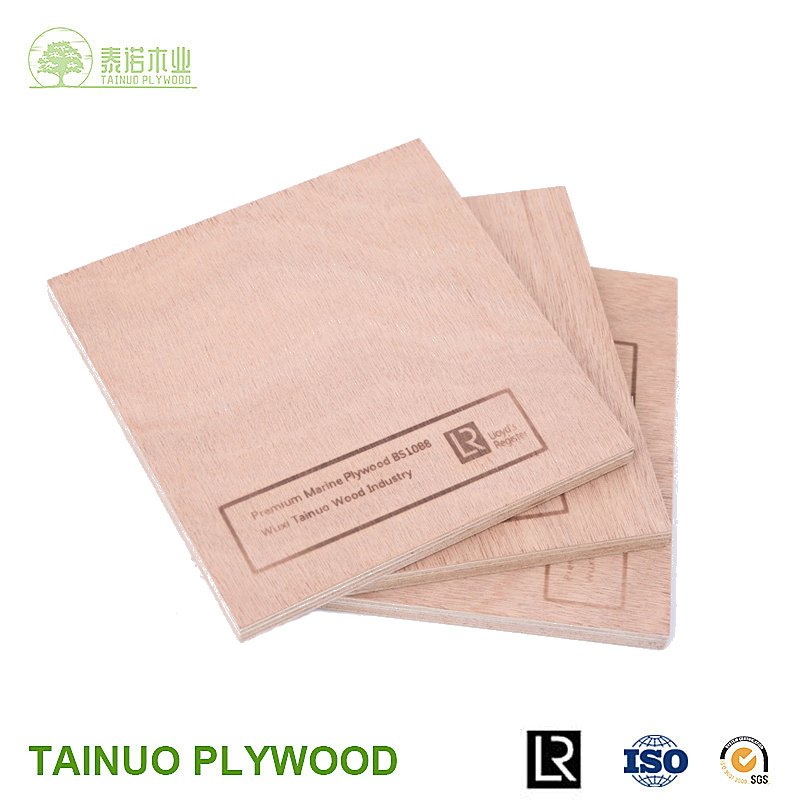 Phenolic WBP Glue 18mm Okoume Marine Plywood with Llyods