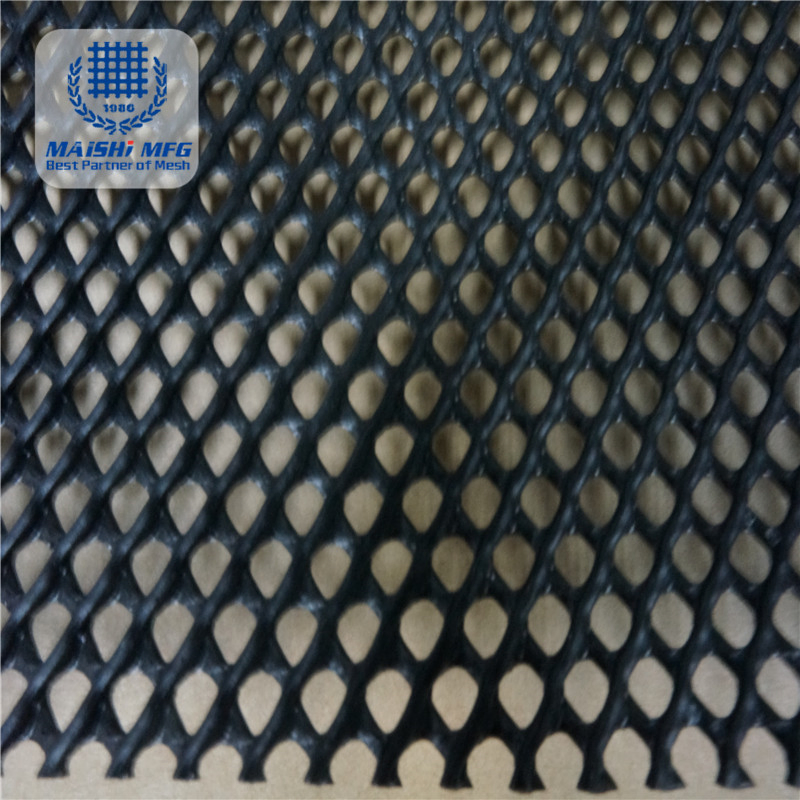 Extruded Rock Shield Pipeline Protection Net Diamond Hole Hexagonal Hole