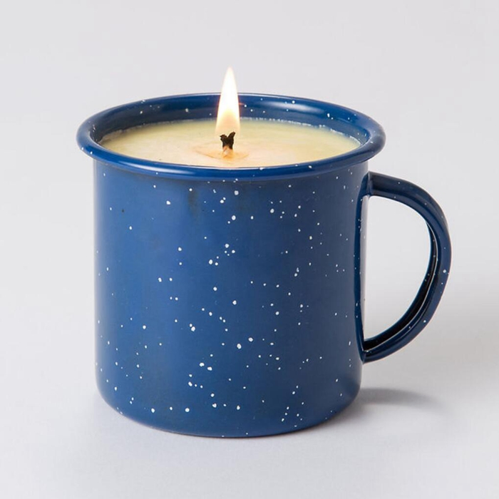 Enamel Camping Coffee Mug 12oz with Handle for Travel Kitchen Office