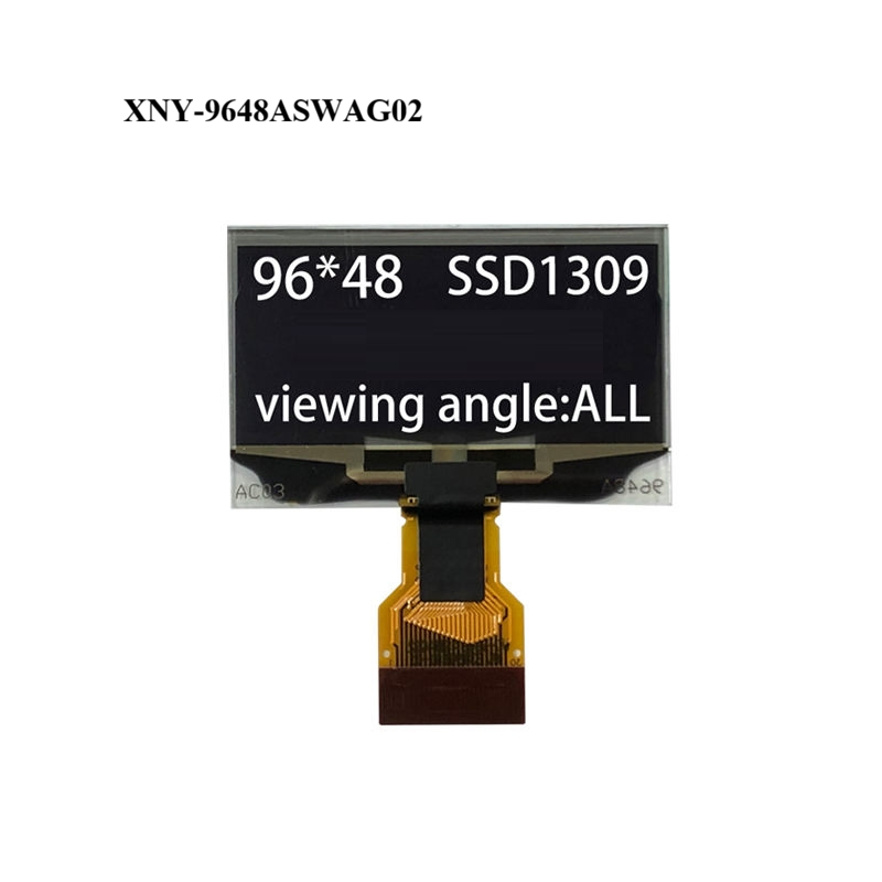 OLED-дисплей 1.73 дюйма PMOLED с драйвером SSD1309, 30pin