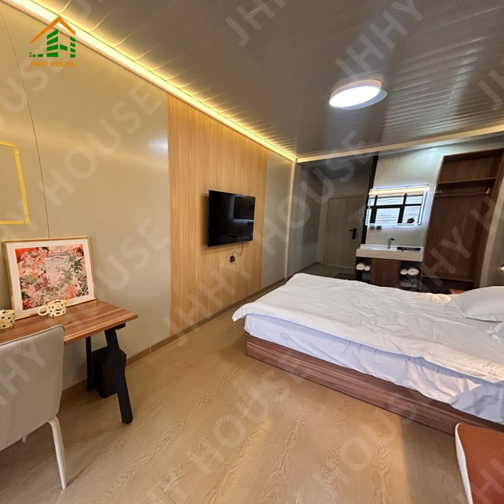 Prefabricated 40FT Modular Container House for Office or Hotel Build Detachable Flat Pack Container for Apartment Kitchen Use