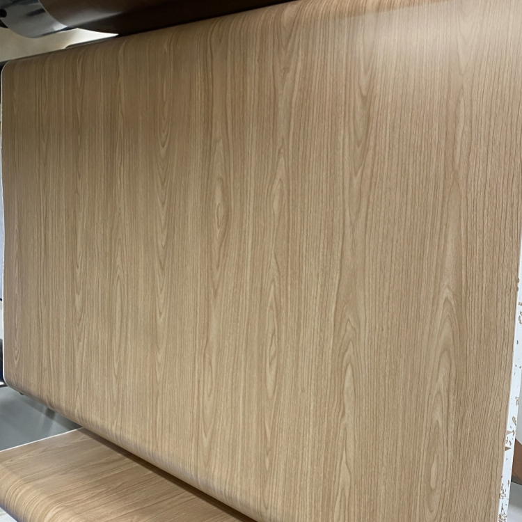 Cheap Price Furniture Wood Grain PVC Film Laminate Film for PVC Panel