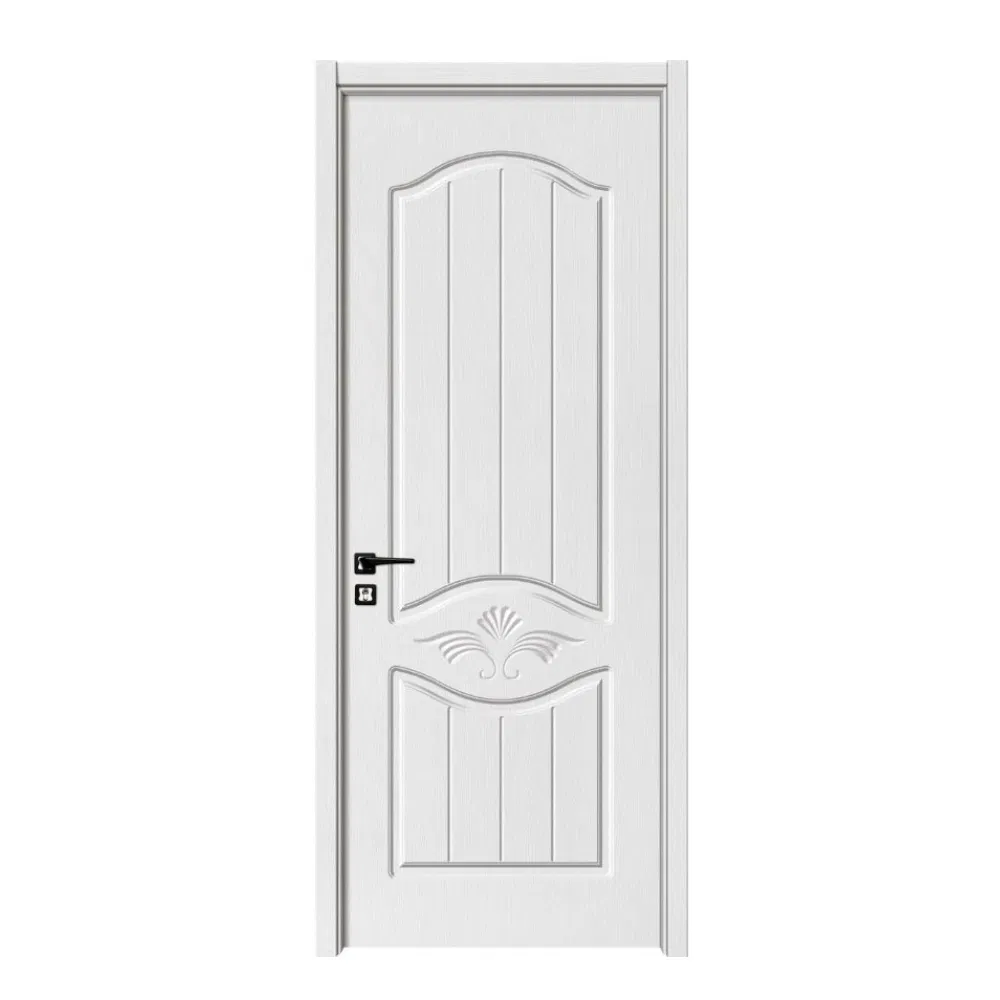 Wooden Interior Design Hot Sale Four Lines Model Door