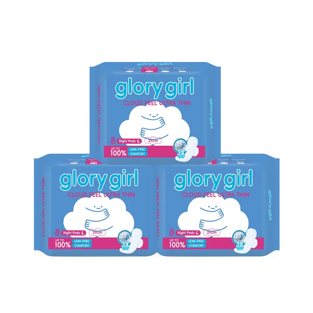 Glory Girl Factory Wholesale Cheap Price 290mm Antileak Sanitary Feminine Napkin