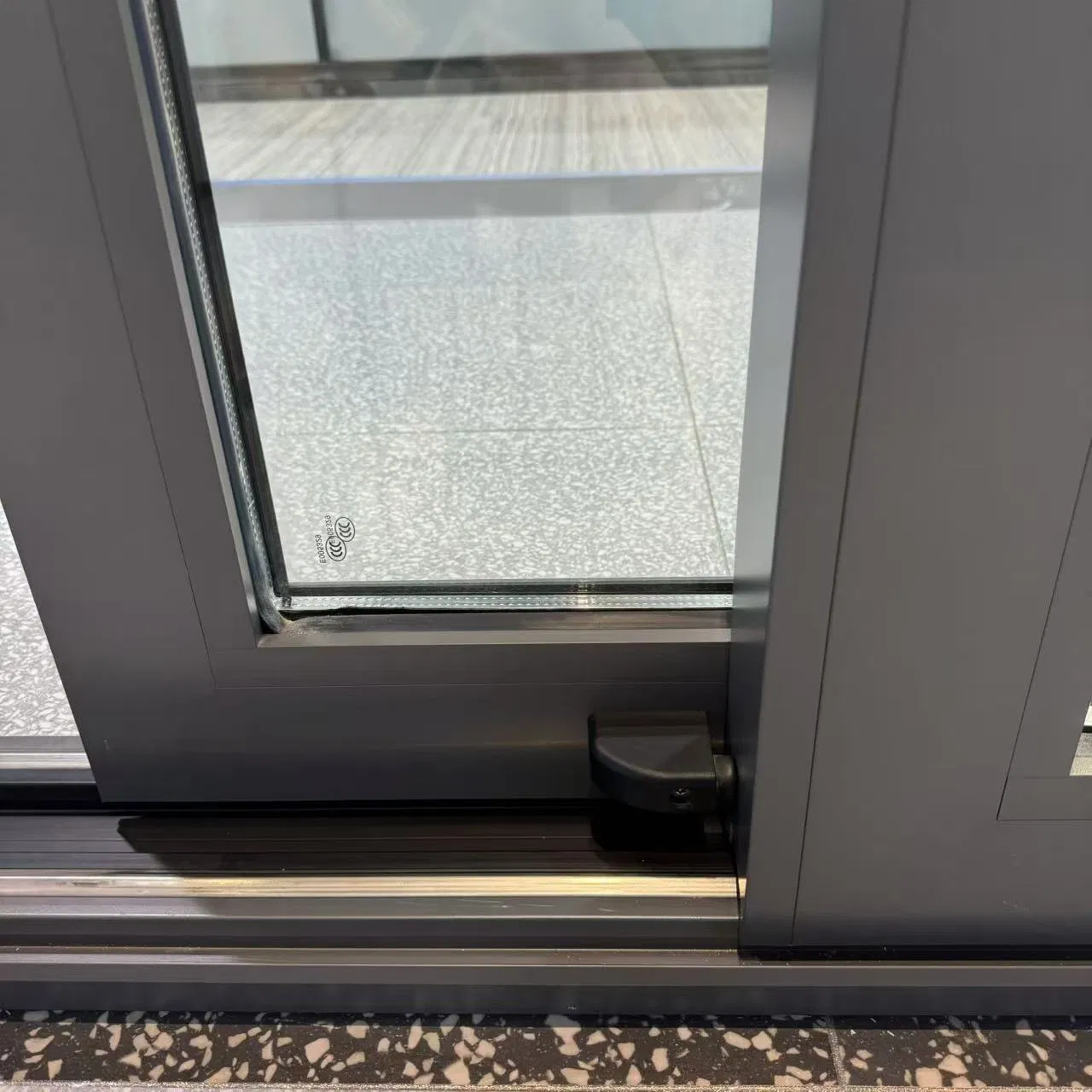 Jc140 Manufacturer Customized Security Sliding Metal Interior Door Nfrc Aama Wdma Waterproof Aluminum Sliding Door