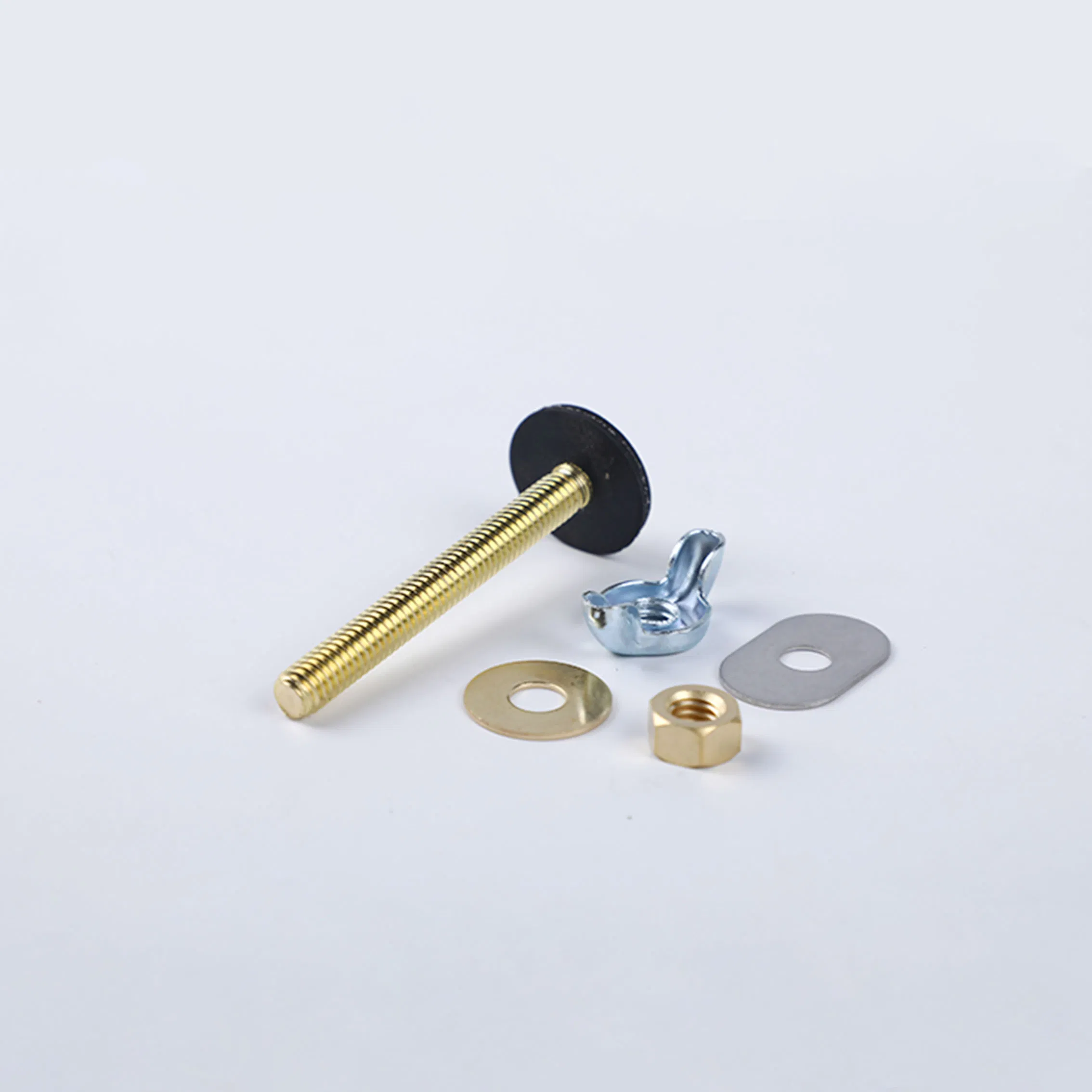 Universal Toilet Tank to Bowl Bolt Kit with Brass/ Iron Plated Colorful