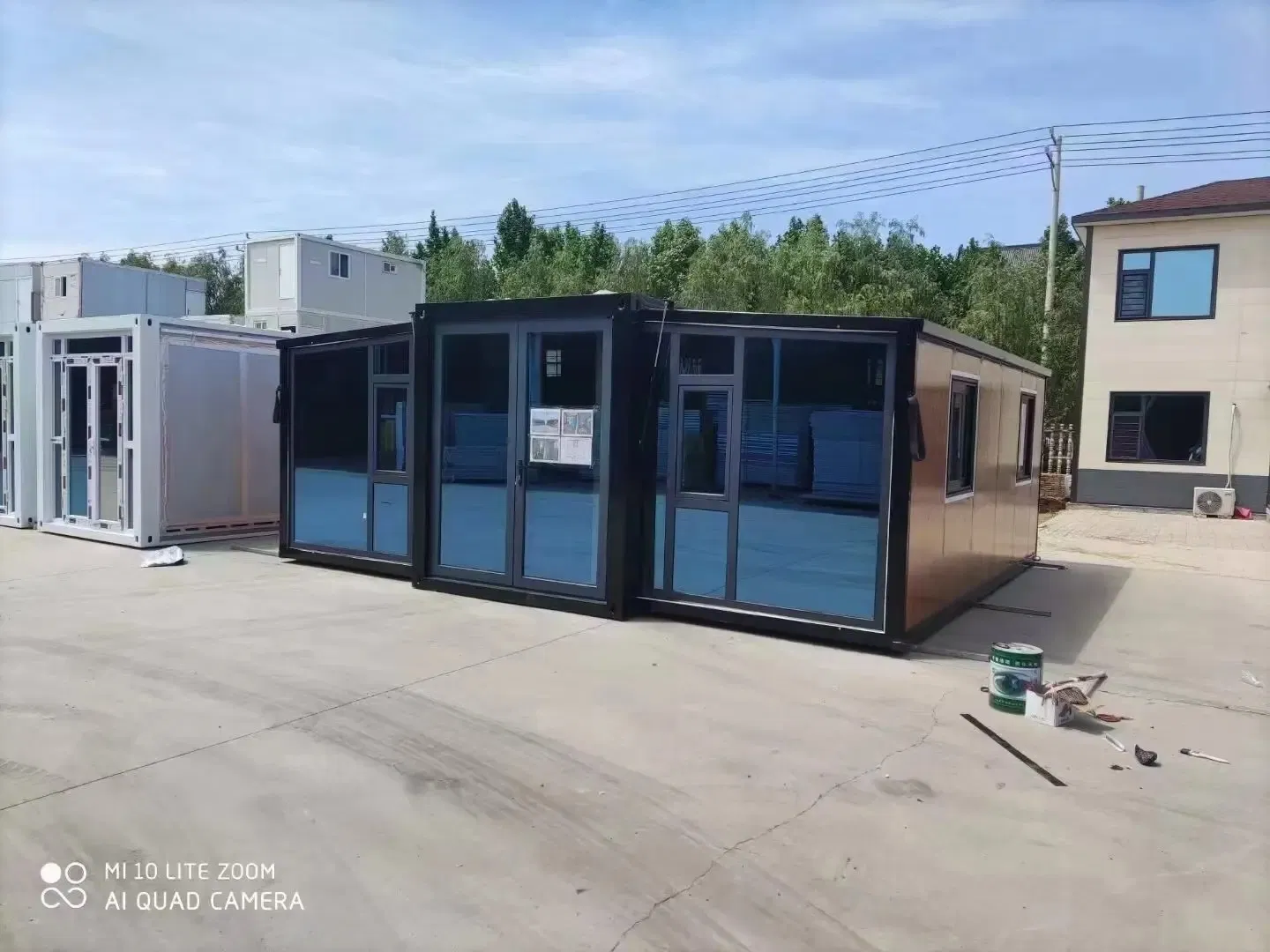 Camp/Detachable Prefab/Prefabricated Modular Portable Steel Mobile/Office Foldable Container Flat Pack Expandable Luxury Shipping/Tiny Folding Integrated House