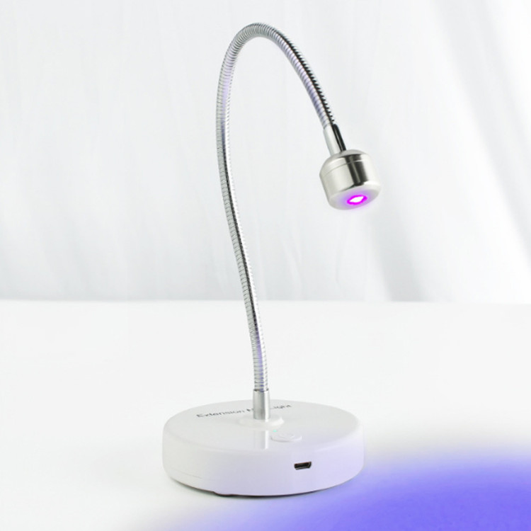 3W Soft Gel Tips Mini UV Lamp Gel Curing Light Cordless One Finger LED Gel Nails Dryer UV LED Lamp Cure LED Nail Lamp