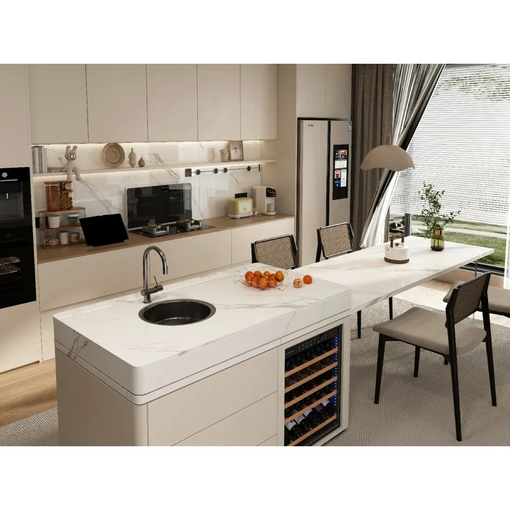 Bathroom Countertops Weatherproof UV-Resistant Mineral-Based Big Thick Non-Porous Big Size Sintered Stone